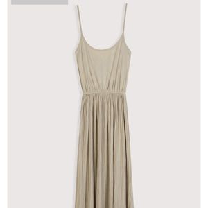 Oak + fort beige long dress